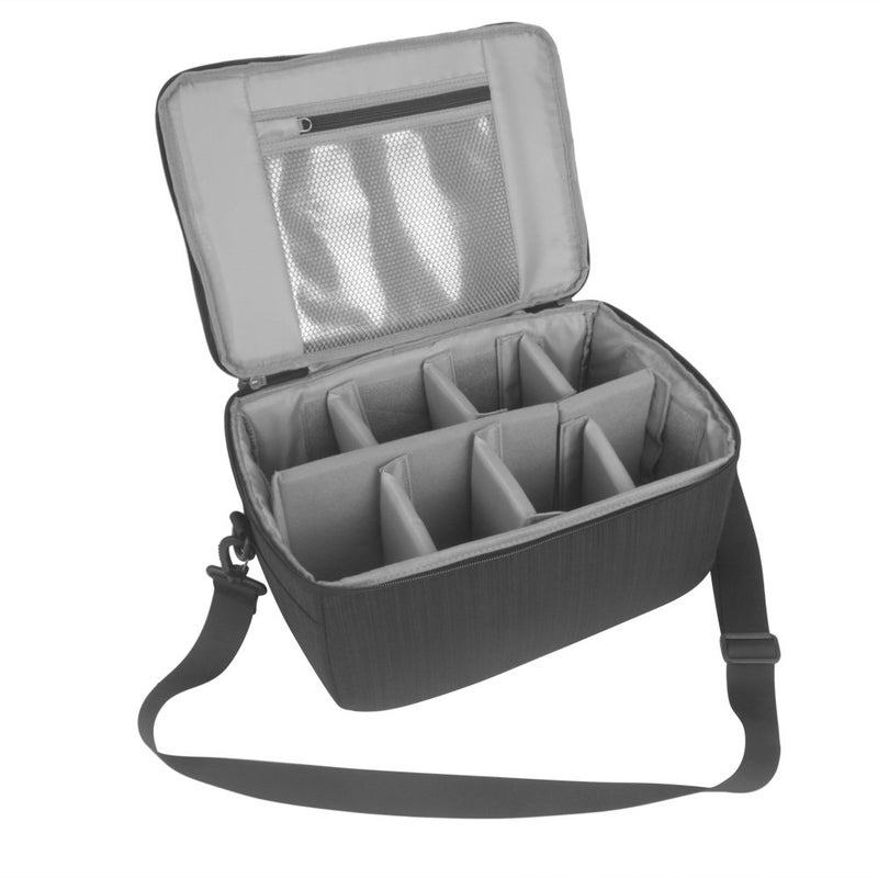 Koolertron Camera Case Dslr Camera Insert Bag Purse Universal Liner Lens Pouch Partition Protective Cover Waterproof Sleeve for Cannon/Nikon/Sony (Black) - Image 1